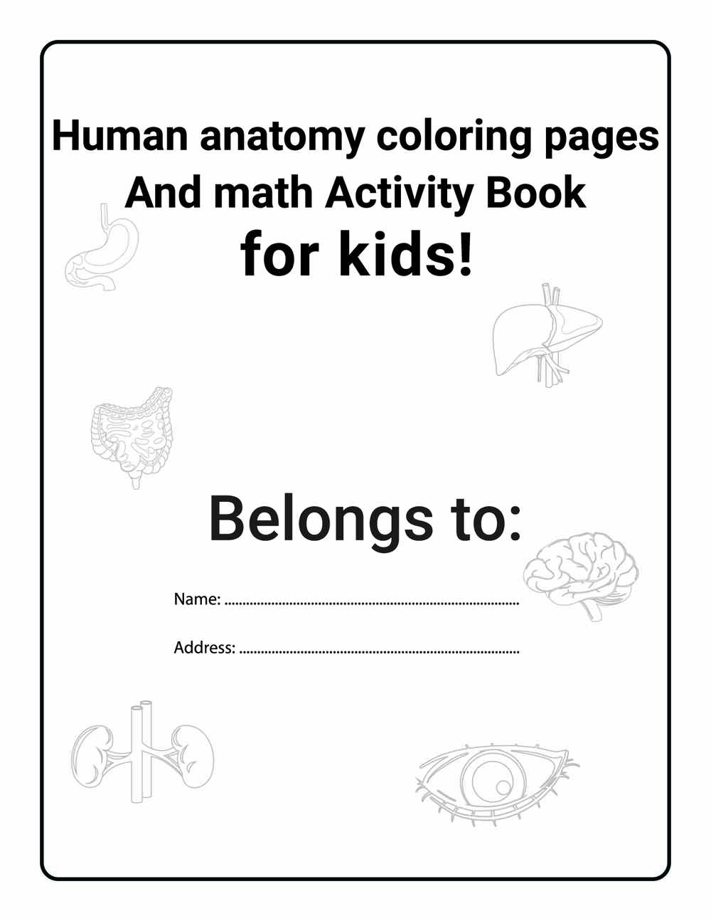 Human Anatomy Coloring pages organized (1)